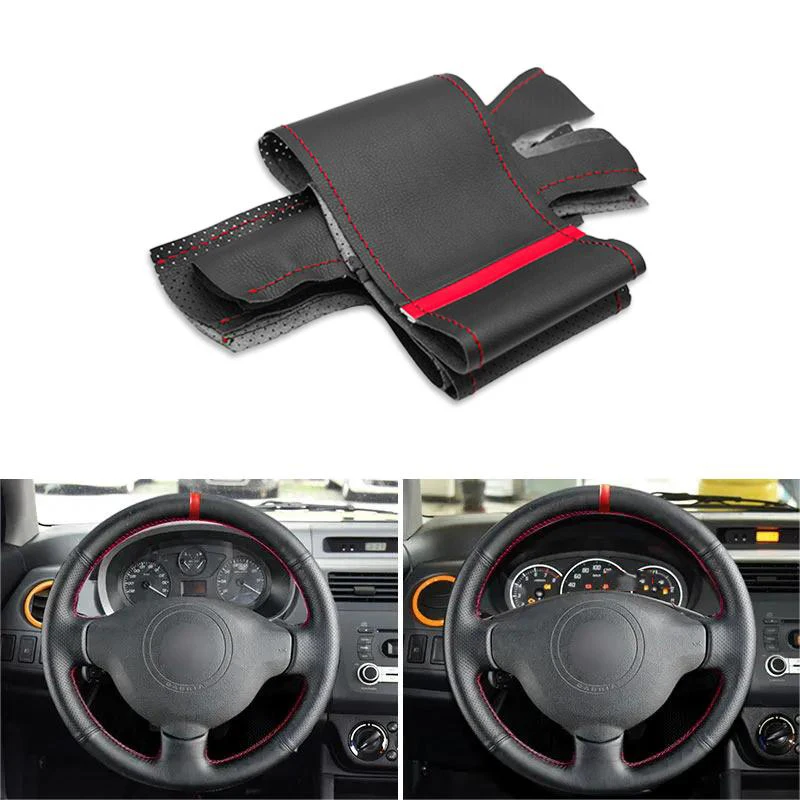 Car Steering Wheel Cover Leather Trim For Peugeot 207 Expert 2009-2016 For Citroen Berlingo Jumpy 2009-2016 Black with red strip
Car Steering Wheel Cover Leather Trim For Peugeot 207 Expert 2009-2016 For Citroen Berlingo Jumpy 2009-2016 Black with red strip
