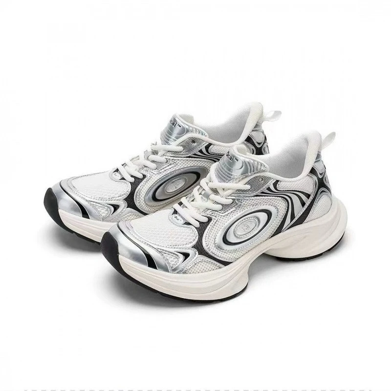 Silver Dad Shoes Women's Thick Bottom Heightening Casual Sports Shoes Spring Summer Trendy Small Stature Leisure Running Shoes
Silver Dad Shoes Women's Thick Bottom Heightening Casual Sports Shoes Spring Summer Trendy Small Stature Leisure Running Shoes