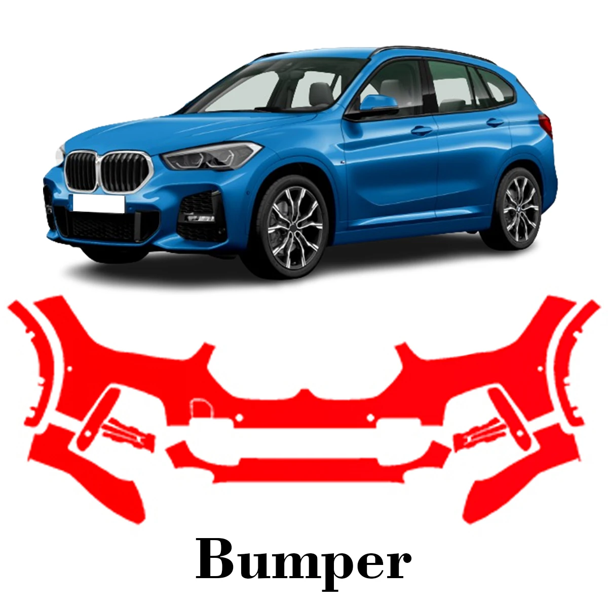 Car Precut Paint Protection Film Front Bumper Anti-scratch Exterior TPU PPF For BMW X1 M-Sport 2020-2022
Car Precut Paint Protection Film Front Bumper Anti-scratch Exterior TPU PPF For BMW X1 M-Sport 2020-2022