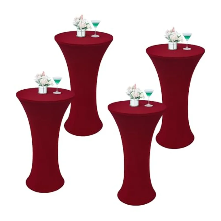 Wolkemer 4PCS ch Round Cocktail Tablecloth Fitted Highboy Stretch Cocktail Table Cover for Banquet Bar Party Pub Weddg door Out
Wolkemer 4PCS ch Round Cocktail Tablecloth Fitted Highboy Stretch Cocktail Table Cover for Banquet Bar Party Pub Weddg door Out