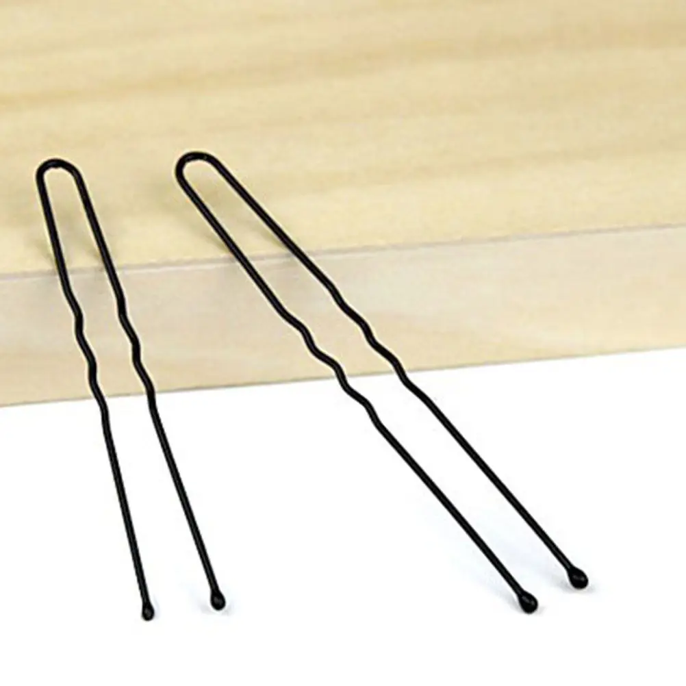 100Pcs U Shaped Hairpins Black Metal Elastic Strong Wavy Nonslip Ball Tip Hair Clips for Wedding Updo Hairstyles Women Hair Pin
100Pcs U Shaped Hairpins Black Metal Elastic Strong Wavy Nonslip Ball Tip Hair Clips for Wedding Updo Hairstyles Women Hair Pin