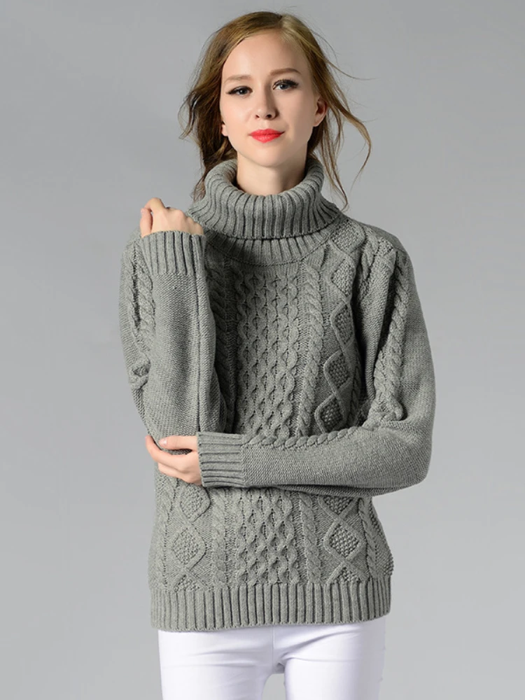 2024 European and American Sweater Women High Neck Knitwear Solid Casual Long Sleeve Twisted Flower Pullover Slim Fit Sweaters
2024 European and American Sweater Women High Neck Knitwear Solid Casual Long Sleeve Twisted Flower Pullover Slim Fit Sweaters