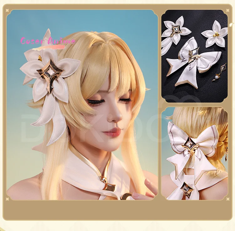 Traveler Lumine Cosplay Costume Genshin Impact Women Dress Cute Costume Traveler Aether Lumine New Skin Cosplay
Traveler Lumine Cosplay Costume Genshin Impact Women Dress Cute Costume Traveler Aether Lumine New Skin Cosplay