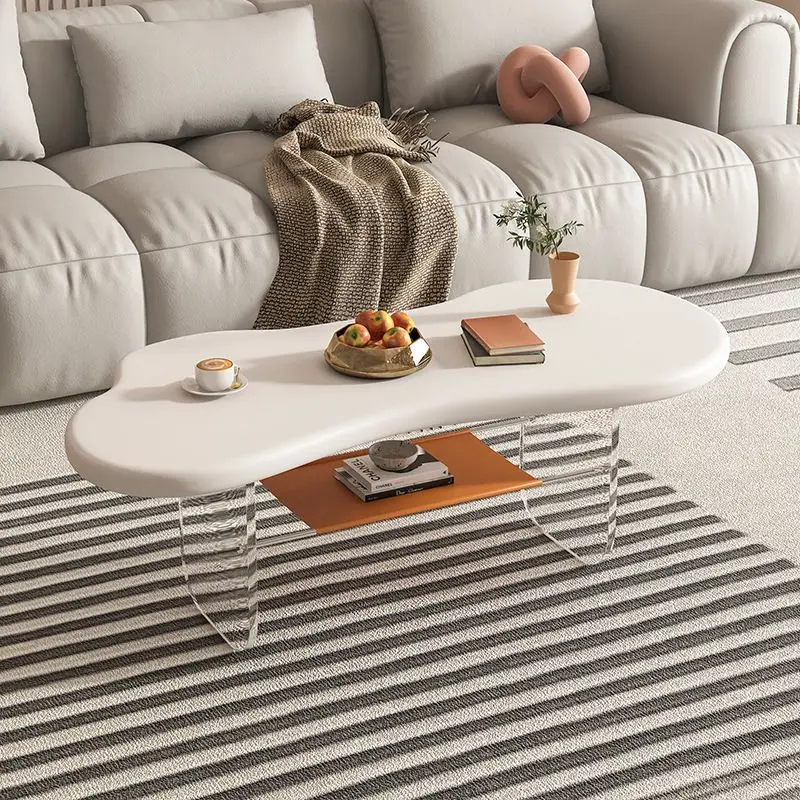 Nordic cloud coffee table acrylic simple household special-shaped cream wabi sandy wind table
Nordic cloud coffee table acrylic simple household special-shaped cream wabi sandy wind table