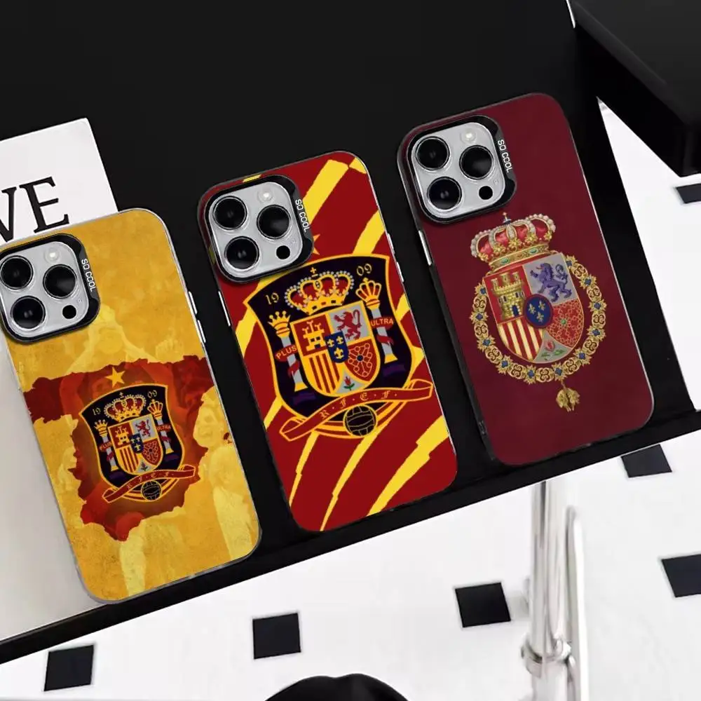Spain-Coat Of Arms Of Spain Phone Case For IPhone 17,16,15,14,13,12,11 Plus,Pro Max,XS,Colored Silver Plated Inside Cover
Spain-Coat Of Arms Of Spain Phone Case For IPhone 17,16,15,14,13,12,11 Plus,Pro Max,XS,Colored Silver Plated Inside Cover