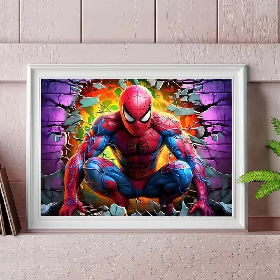 Diamond painting Embroidery Spider Man Cross Stitch 5D DIY Painting Full Round Square Cartoon Mosaic Drill New Arrival
Diamond painting Embroidery Spider Man Cross Stitch 5D DIY Painting Full Round Square Cartoon Mosaic Drill New Arrival