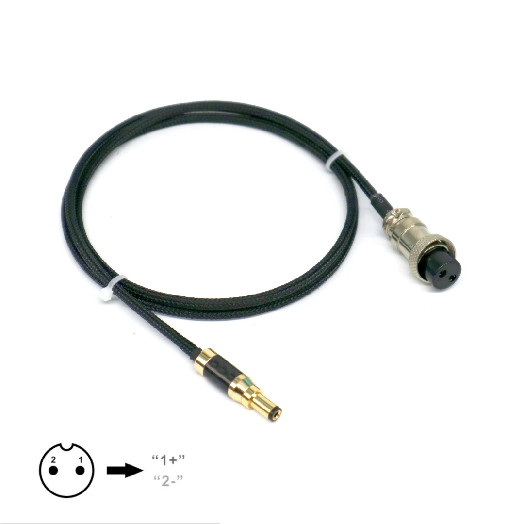 Upgrade the DC linear power supply output line, Teflon silver-plated wire, copper gold-plated plug, 5.5*2.1MM/2.5mm to GX16 2p
Upgrade the DC linear power supply output line, Teflon silver-plated wire, copper gold-plated plug, 5.5*2.1MM/2.5mm to GX16 2p