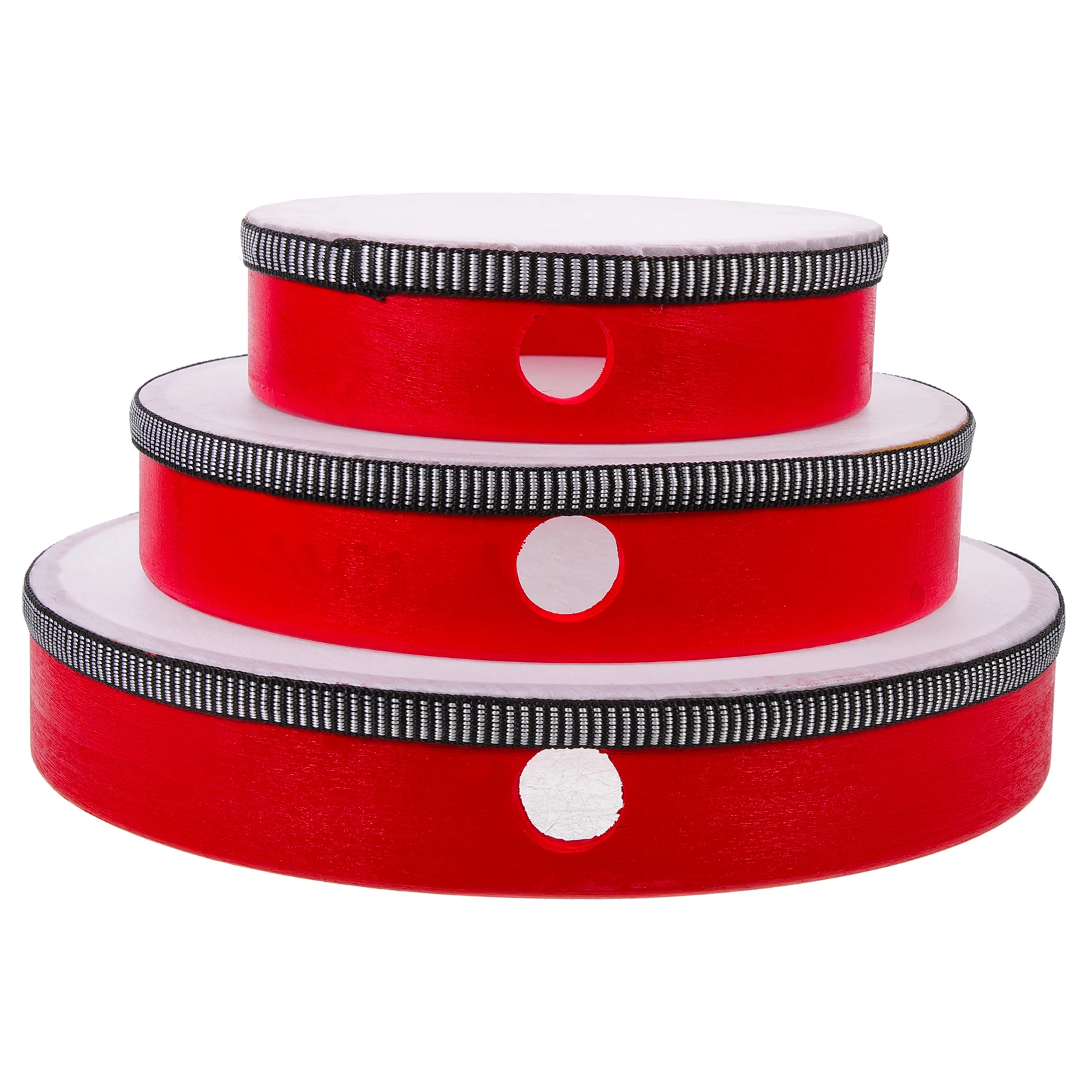 3 Pcs Drum Set Tambourine For Church Musical Instrument Toy Red H Baby Percussion Tambourine Durable Safe Music Education
3 Pcs Drum Set Tambourine For Church Musical Instrument Toy Red H Baby Percussion Tambourine Durable Safe Music Education