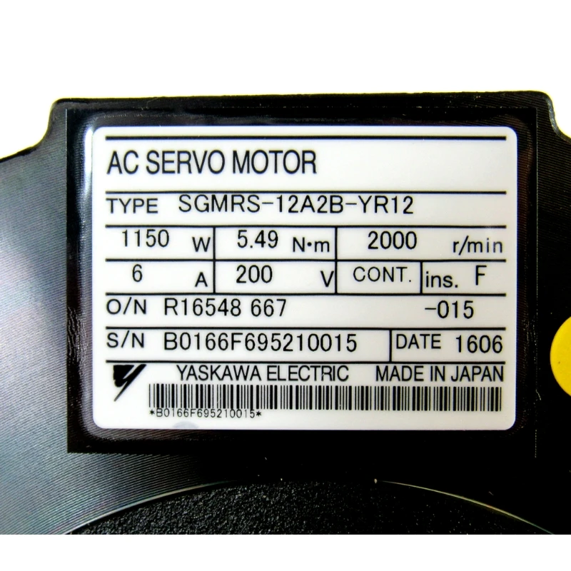 НОВЫЙ серводвигатель Yaskawa SGMRS-12A2B-YR12, ускоренная доставка на складе
НОВЫЙ серводвигатель Yaskawa SGMRS-12A2B-YR12, ускоренная доставка на складе