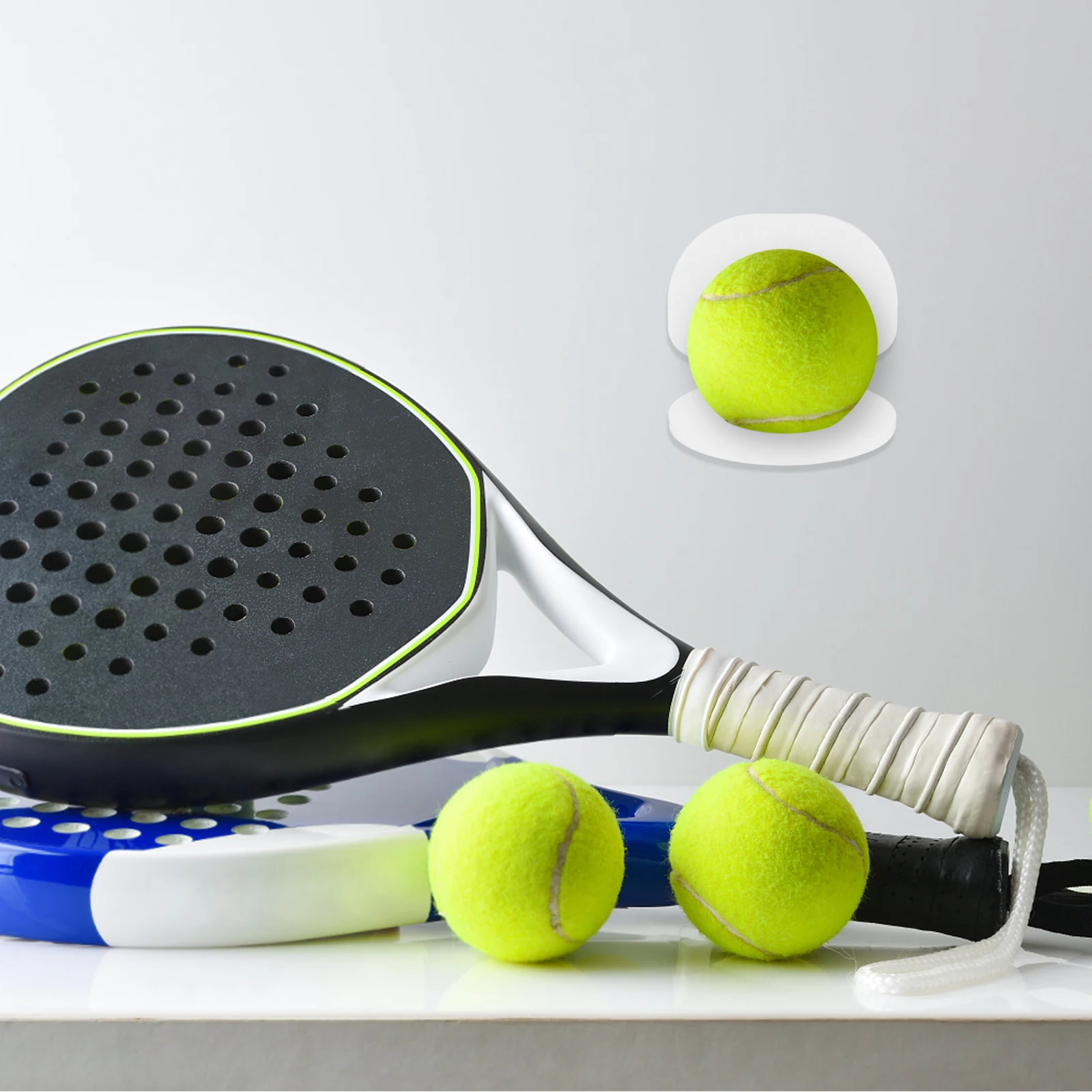 2 Pcs Mount Rack Adjustable Sports Training Support Tennis Baseball Golf Sturdy Display Storage Holder for Wall Holder
2 Pcs Mount Rack Adjustable Sports Training Support Tennis Baseball Golf Sturdy Display Storage Holder for Wall Holder