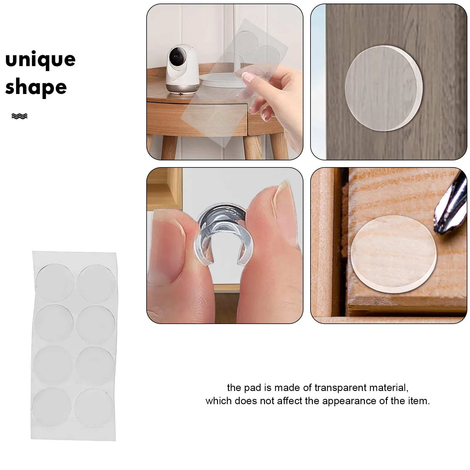 80 Pcs Anti-slip Gasket Bumpers for Glass Clear Pads Round Cabinet Furniture Table Transparent Top Corner Guards
80 Pcs Anti-slip Gasket Bumpers for Glass Clear Pads Round Cabinet Furniture Table Transparent Top Corner Guards