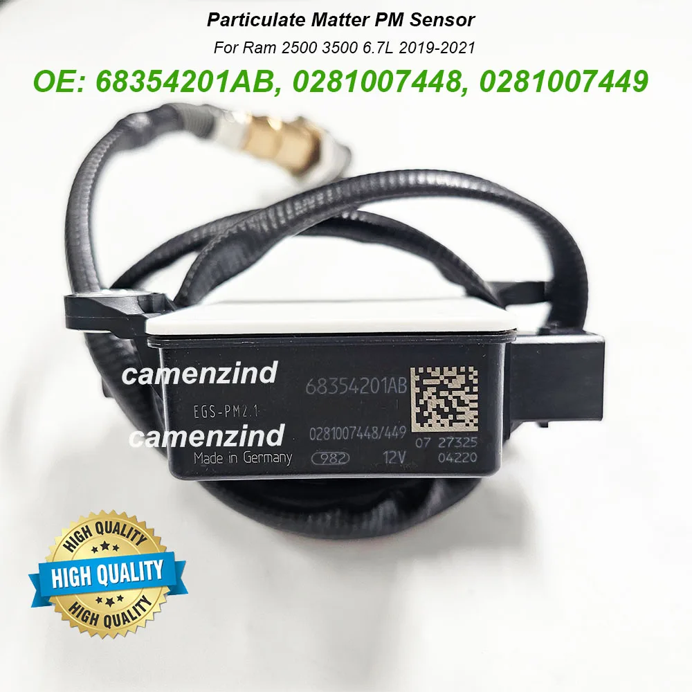 68354201AB 0281007448 0281007449 Particulate Matter PM Sensor High Quality For Ram 2500 3500 6.7L 2019-2021
68354201AB 0281007448 0281007449 Particulate Matter PM Sensor High Quality For Ram 2500 3500 6.7L 2019-2021