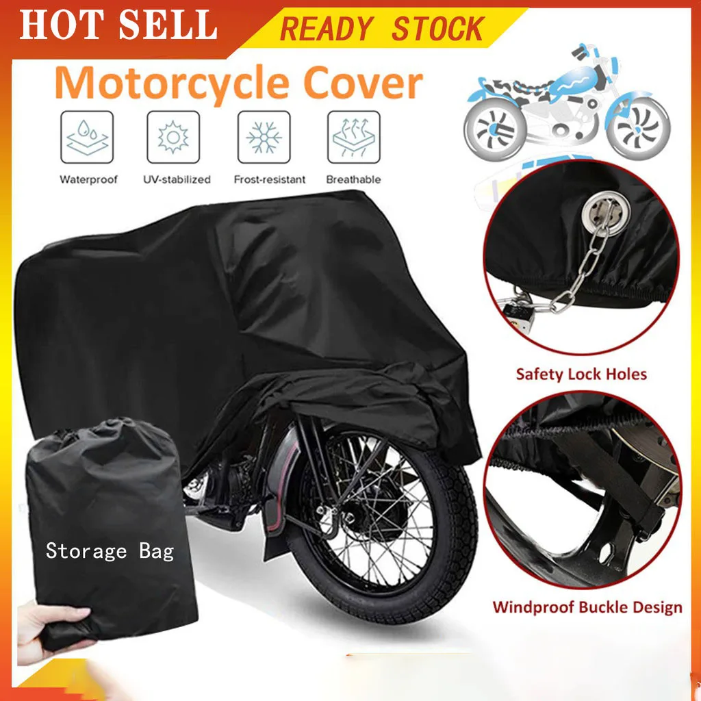 Motorcycle clothing black heat-absorbing motorcycle cover waterproof silk polyester in rainy season
Motorcycle clothing black heat-absorbing motorcycle cover waterproof silk polyester in rainy season