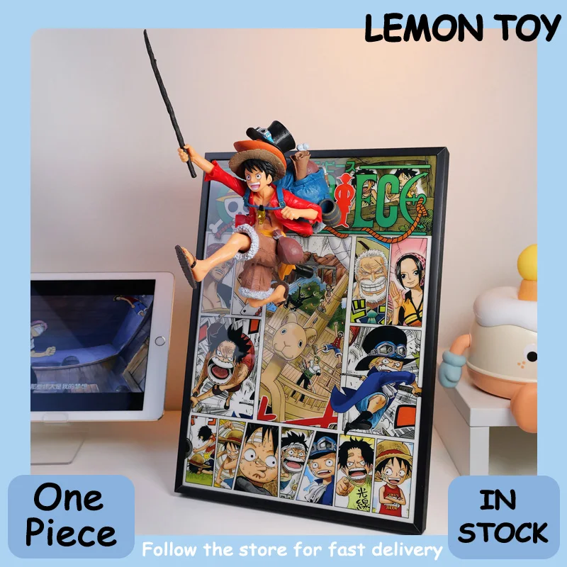 One Piece Asl Brothers 3d Frame Art Luffy Burst Out Of Manga Collectible Figure Desktop Ornament Fashion Trend Gift
One Piece Asl Brothers 3d Frame Art Luffy Burst Out Of Manga Collectible Figure Desktop Ornament Fashion Trend Gift