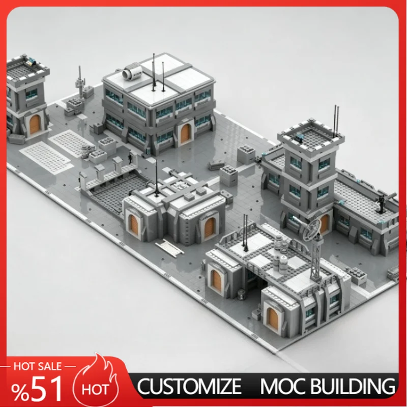 5395Parts Sci-Fi Space Station MOC Building Blocks Model Assembly Toy For funs Birthday Gift Home Decoration Collection Display
5395Parts Sci-Fi Space Station MOC Building Blocks Model Assembly Toy For funs Birthday Gift Home Decoration Collection Display