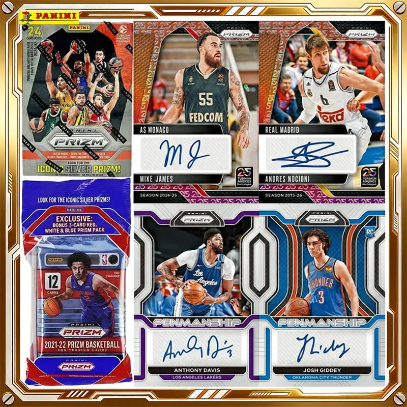 Panini Basketball Card Prizm Parallels 2024-25 Euroleague Blaster 2021-22 NBA Genuine Trading Cards Toys Holiday Birthday Gifts
Panini Basketball Card Prizm Parallels 2024-25 Euroleague Blaster 2021-22 NBA Genuine Trading Cards Toys Holiday Birthday Gifts
