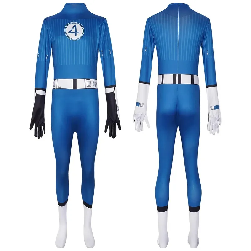 Fantastic 4 Thing Cosplay Costume Four Reed Richards Halloween Superhero Zentai Blue Invisible Man Jumpsuit
Fantastic 4 Thing Cosplay Costume Four Reed Richards Halloween Superhero Zentai Blue Invisible Man Jumpsuit