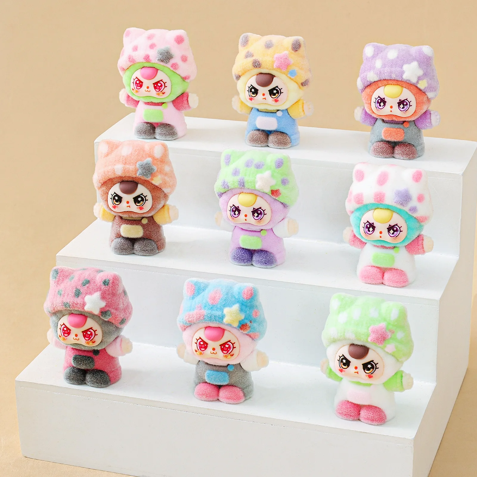 9 pieces cute and adorable figurines as desk decorations, small ornaments, trendy toys, cute pets as gifts, and DIY keychains.
9 pieces cute and adorable figurines as desk decorations, small ornaments, trendy toys, cute pets as gifts, and DIY keychains.