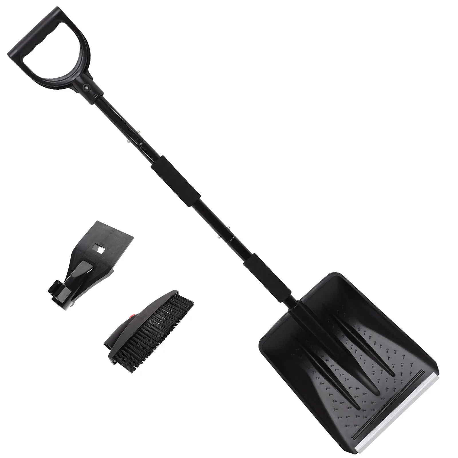 Car Snow Shovel Black Stainless Steel Detachable Ice Scraper Windshield Cleaner Tool Snow Removal Driveway Broom Winter Vehicle
Car Snow Shovel Black Stainless Steel Detachable Ice Scraper Windshield Cleaner Tool Snow Removal Driveway Broom Winter Vehicle