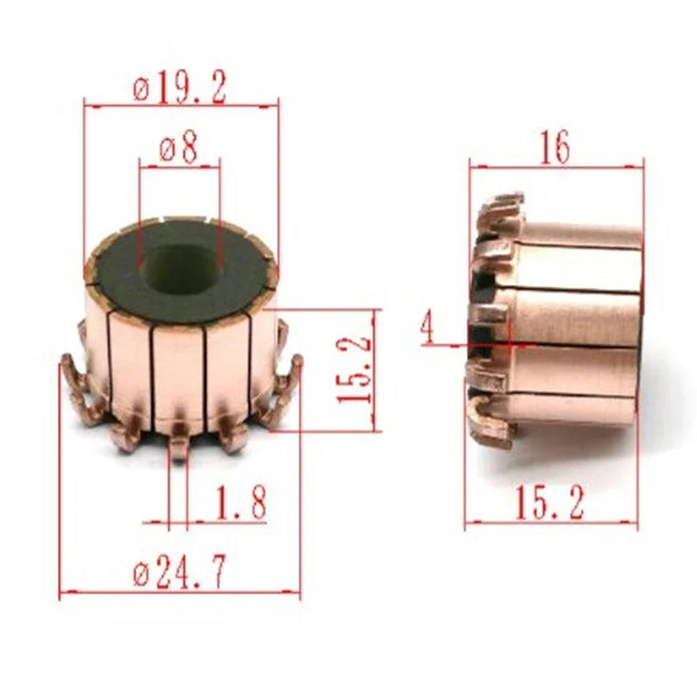 CHY-2946-12-8 Коммутатор двигателя 19,2 х 8 х 15,2 (16) мм 12P Зубья Тип медного крючка Тип коммутатора электродвигателя
CHY-2946-12-8 Коммутатор двигателя 19,2 х 8 х 15,2 (16) мм 12P Зубья Тип медного крючка Тип коммутатора электродвигателя