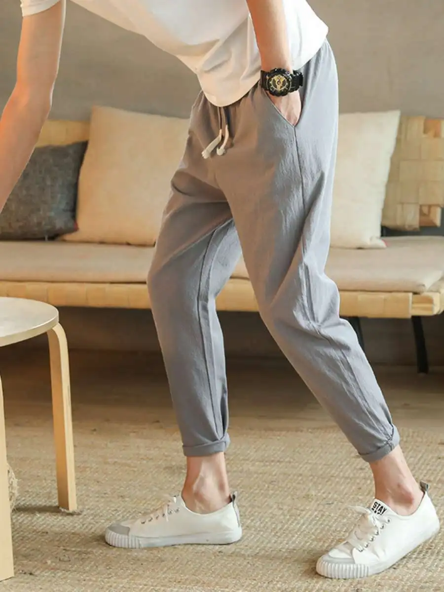 Модные японские повседневные брюки для мужчин, комплект из девяти предметов, облегающие брюки для подростков, средняя талия, на шнурке, осенние, утепленные
Модные японские повседневные брюки для мужчин, комплект из девяти предметов, облегающие брюки для подростков, средняя талия, на шнурке, осенние, утепленные