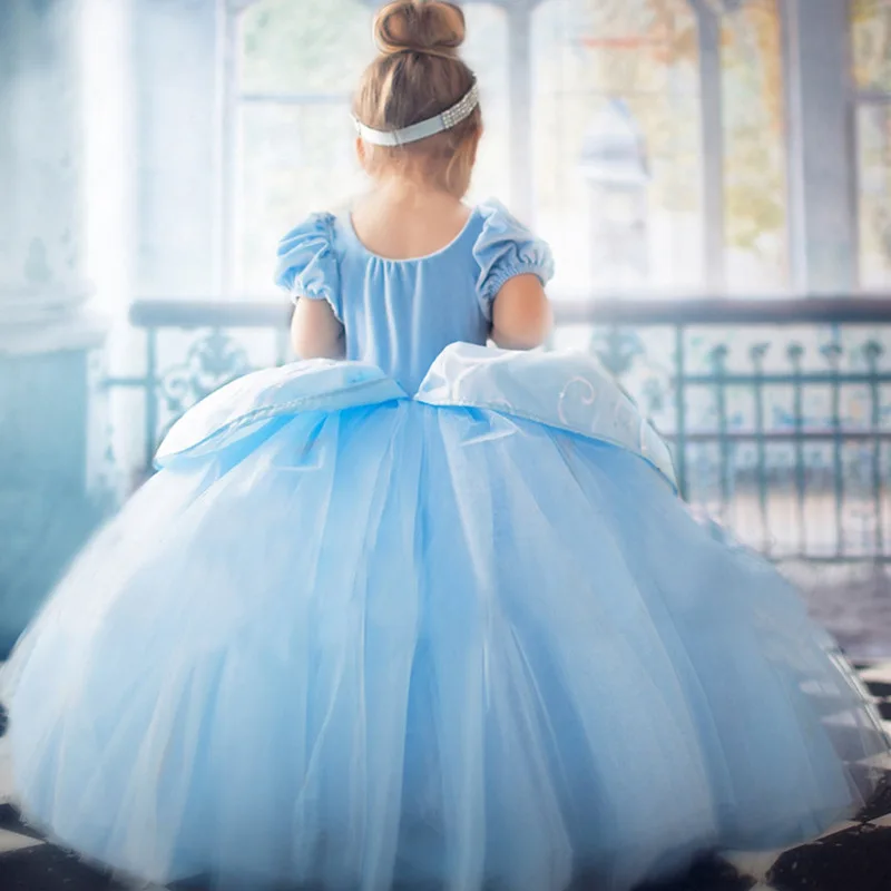 Customized Sky Blue Tulle Fluffy Applique Sleeveless Bow Flower Girl Dress For Wedding Child's First Eucharistic Birthday Party
Customized Sky Blue Tulle Fluffy Applique Sleeveless Bow Flower Girl Dress For Wedding Child's First Eucharistic Birthday Party