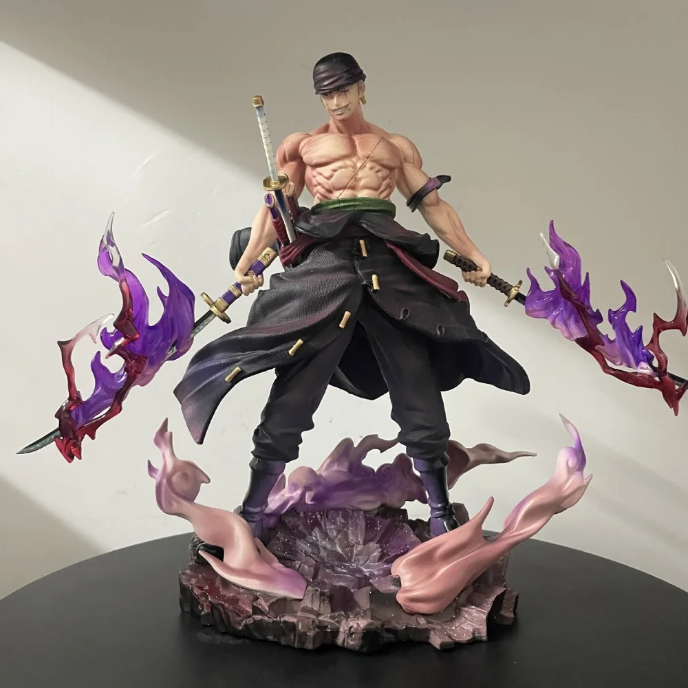 Anime One Piece Roronoa Zoro Tian Hui Yan Mo Double Head Fighting PVC Action Figure Collectible Model Doll Toy 27CM
Anime One Piece Roronoa Zoro Tian Hui Yan Mo Double Head Fighting PVC Action Figure Collectible Model Doll Toy 27CM