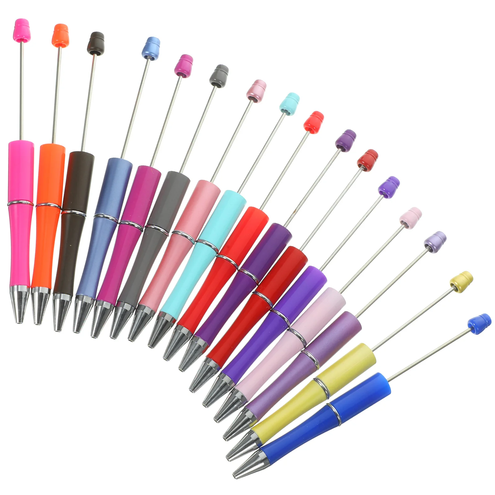 16 Pcs DIY Plastic Beaded Pen Creative Handmade Ballpoint 16pcs/pack Mixed Colors Writing Pens Beadable Pencil Assorted Bulk
16 Pcs DIY Plastic Beaded Pen Creative Handmade Ballpoint 16pcs/pack Mixed Colors Writing Pens Beadable Pencil Assorted Bulk
