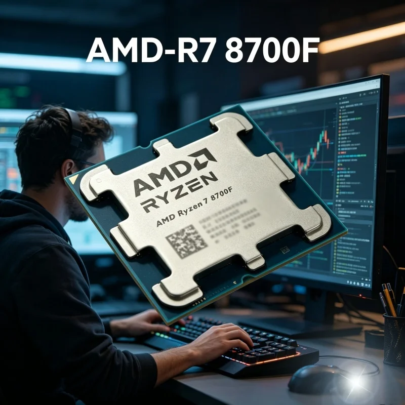AMD Ryzen 7 8700F New Gaming CPU, 8C16T 4.1GHz/5.0GHz, 16MB L3, 4nm Zen4, AM5 DDR5 65W, Loose Tray No Cooler
AMD Ryzen 7 8700F New Gaming CPU, 8C16T 4.1GHz/5.0GHz, 16MB L3, 4nm Zen4, AM5 DDR5 65W, Loose Tray No Cooler