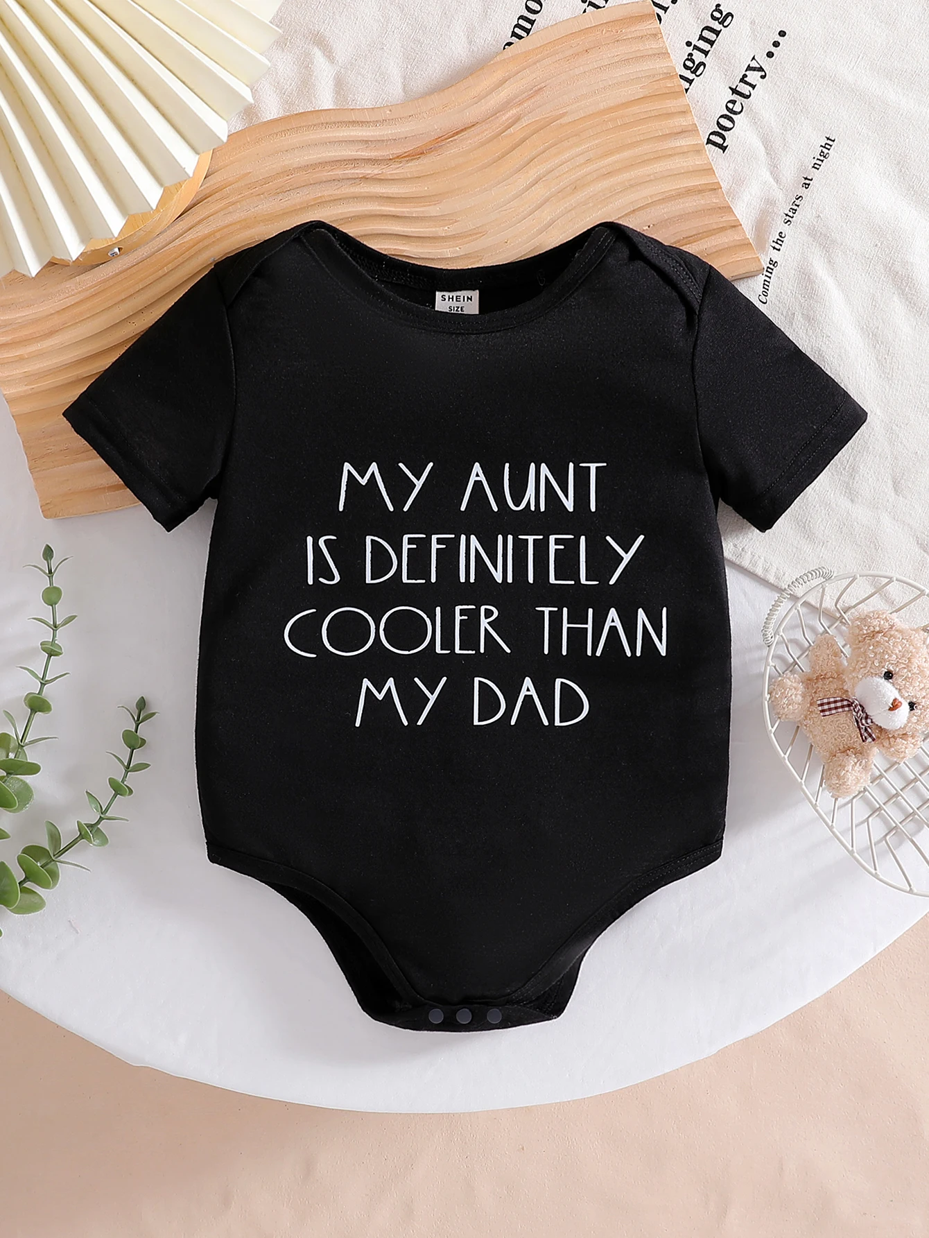 Baby Boy Summer Fun Text Ha Clothes Black Short Sleeve Letter Printed Daily Dressing
Baby Boy Summer Fun Text Ha Clothes Black Short Sleeve Letter Printed Daily Dressing