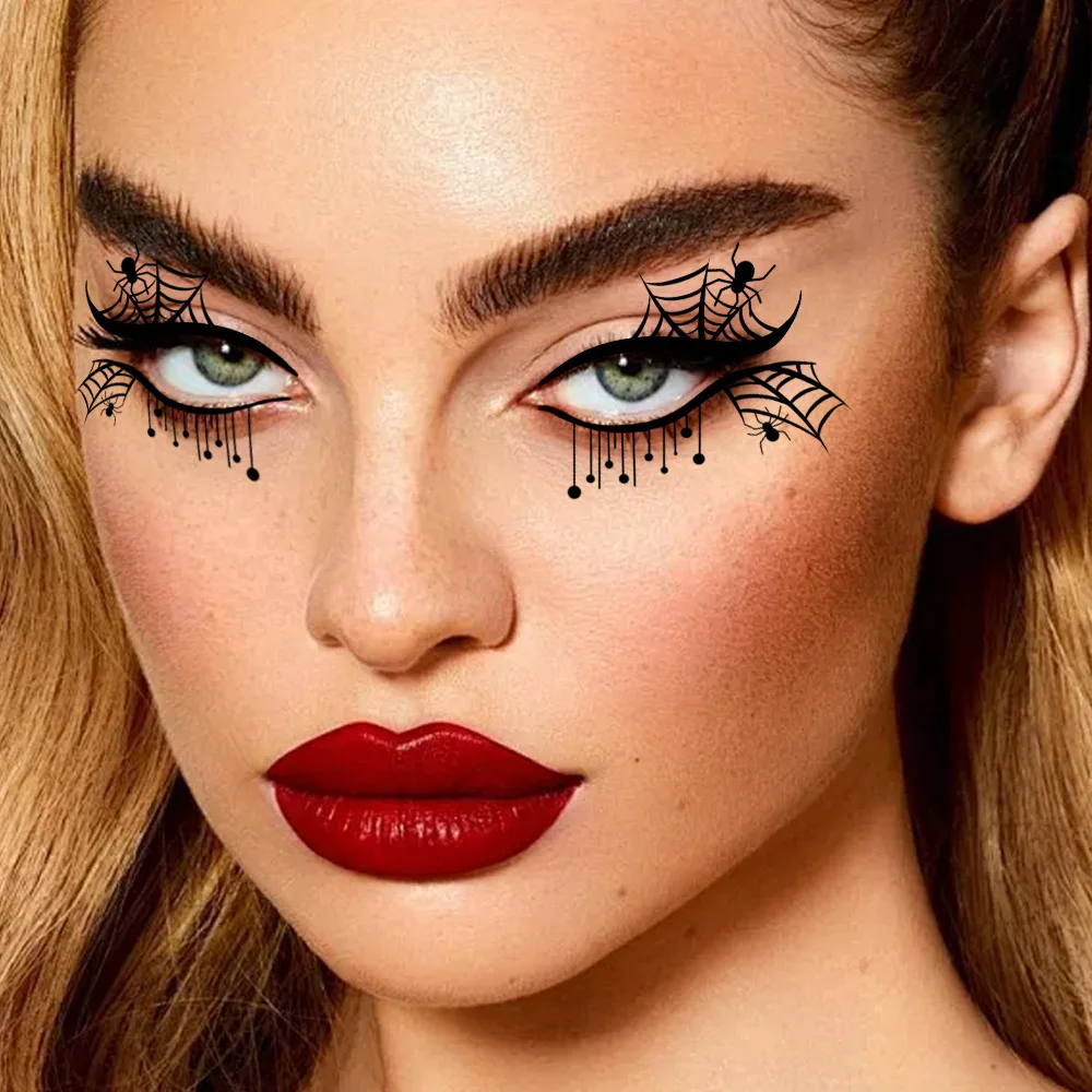 10 Sheets Halloween Face Stickers Eye Corner Waterproof Premium Temporary Tattoo for Party Festive Makeup Decoration
10 Sheets Halloween Face Stickers Eye Corner Waterproof Premium Temporary Tattoo for Party Festive Makeup Decoration