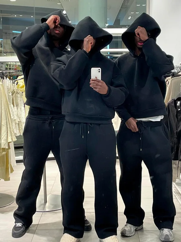Casual Fashionable Couples Hoodie Sweatshirt Loose Fit Color Sportswear Set Comfortable Cotton Long Sleeve Autumn Outfit
Casual Fashionable Couples Hoodie Sweatshirt Loose Fit Color Sportswear Set Comfortable Cotton Long Sleeve Autumn Outfit