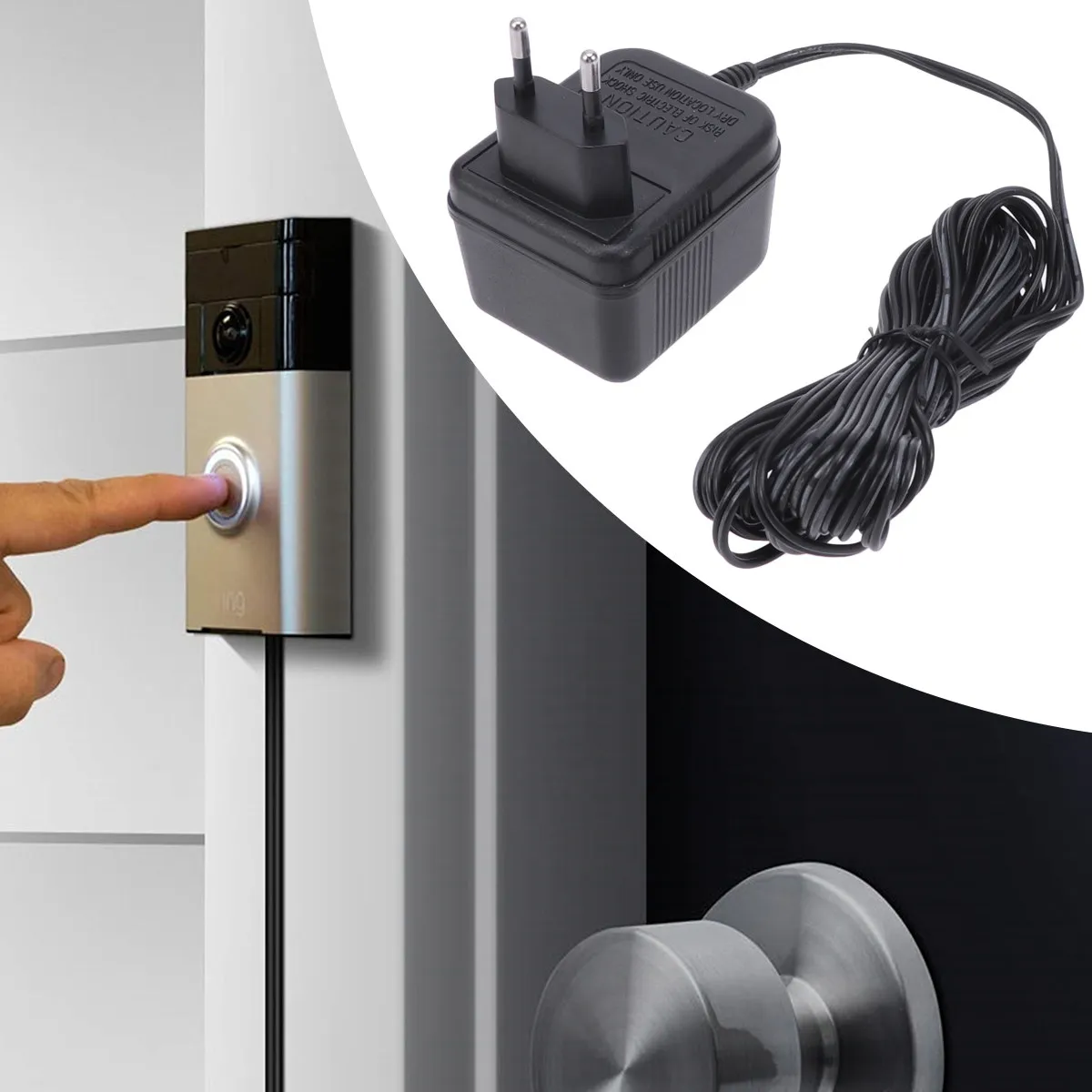 18V 500Ma 5M Power Adapter Charger for Video Doorbell Camera Intercom Ac Motor Control Dimmer Easy Installation Trusted Quality
18V 500Ma 5M Power Adapter Charger for Video Doorbell Camera Intercom Ac Motor Control Dimmer Easy Installation Trusted Quality