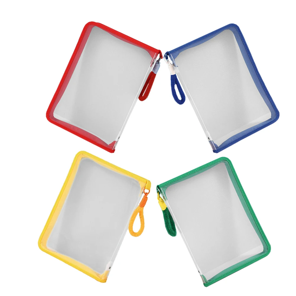4Pcs Clear Zippered Pouches Multi-Functional Document Wallets for Organization and Portability Small Zippered Pouches
4Pcs Clear Zippered Pouches Multi-Functional Document Wallets for Organization and Portability Small Zippered Pouches