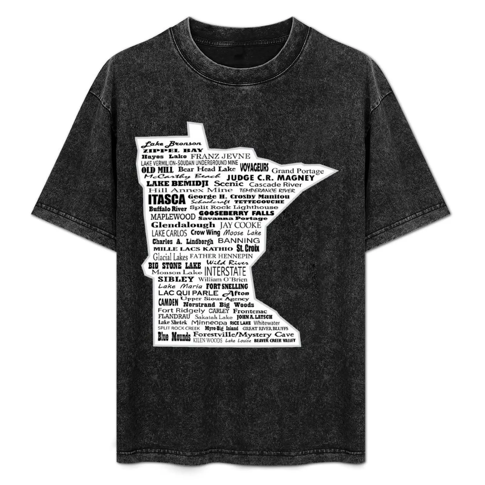 MN Parks with White Fill T-Shirt Big and Tall Crew Neck Tee
MN Parks with White Fill T-Shirt Big and Tall Crew Neck Tee