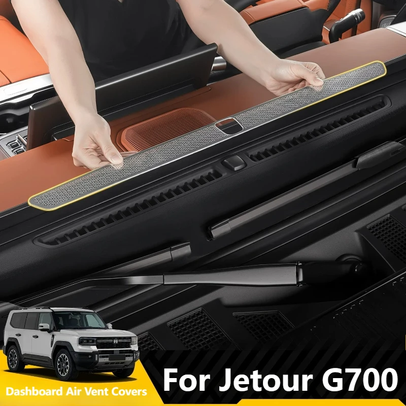 For Jetour G700 2025 2026 Dashboard Air Outlet Protective Cover Air Conditioner Anti Blocking Cover Interior Modification Parts
For Jetour G700 2025 2026 Dashboard Air Outlet Protective Cover Air Conditioner Anti Blocking Cover Interior Modification Parts
