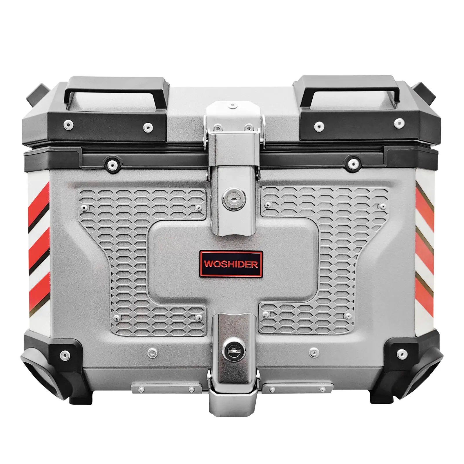 New Design WOSHIDER 45L Motorcycle Tail Box Aluminum Alloy Waterproof Tail Box Support OEM/ODM Black Motorcycle Top Box
New Design WOSHIDER 45L Motorcycle Tail Box Aluminum Alloy Waterproof Tail Box Support OEM/ODM Black Motorcycle Top Box
