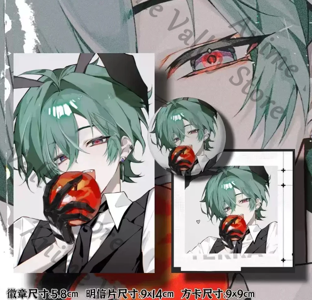 Anime Genshin Impact Lohen Cosplay Badge Emblem Cartoon Square Card Postcard Brooch Oufuku Hagaki Breastpin Cards Gift
Anime Genshin Impact Lohen Cosplay Badge Emblem Cartoon Square Card Postcard Brooch Oufuku Hagaki Breastpin Cards Gift