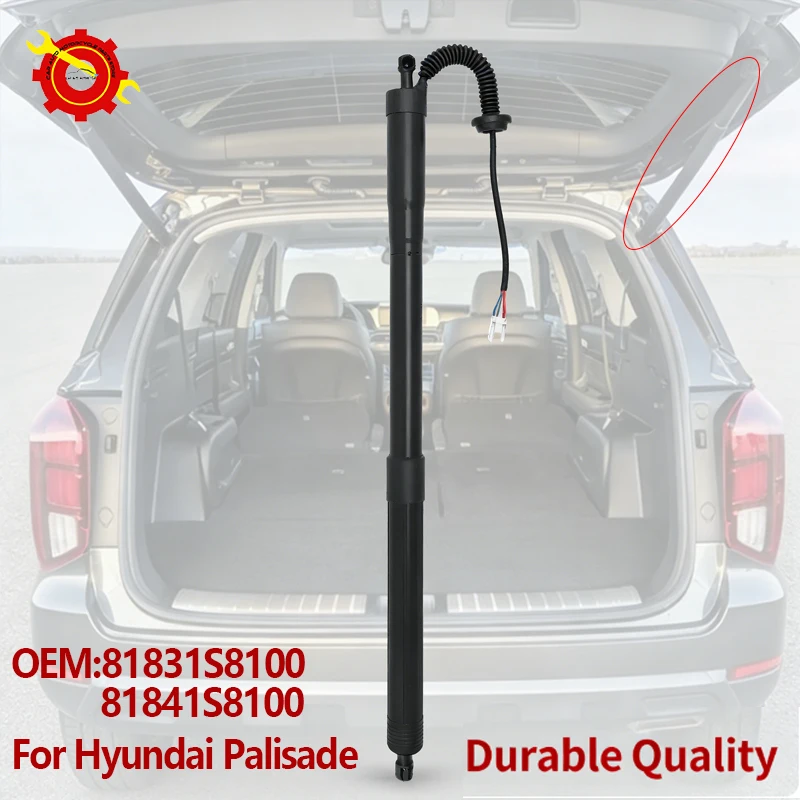 OEM 81841-S8100 for Hyundai Palisade 2020-2024 Tailgate Car Power Rear Trunk Liftgate Strut Electric Tailgate Strut Accessory
OEM 81841-S8100 for Hyundai Palisade 2020-2024 Tailgate Car Power Rear Trunk Liftgate Strut Electric Tailgate Strut Accessory