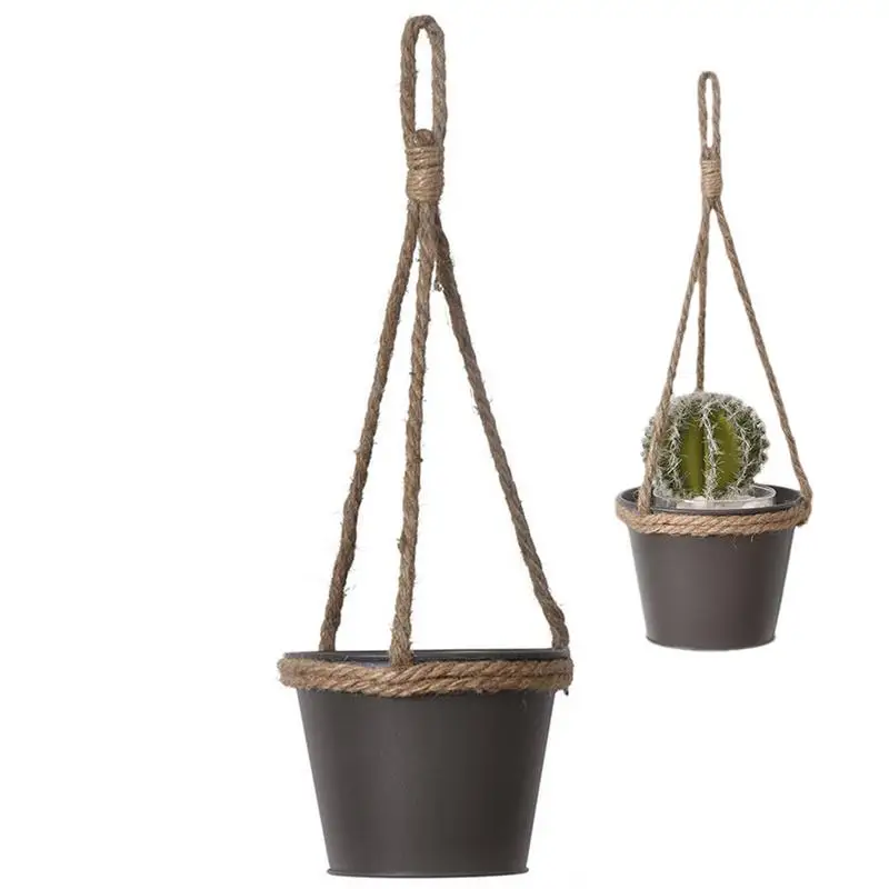 Indoor Plant Pot Succulent Planter With Rope Plant Pot Modern Planter For Indoor Outdoor Balcony Living Room Garden Home Wall
Indoor Plant Pot Succulent Planter With Rope Plant Pot Modern Planter For Indoor Outdoor Balcony Living Room Garden Home Wall