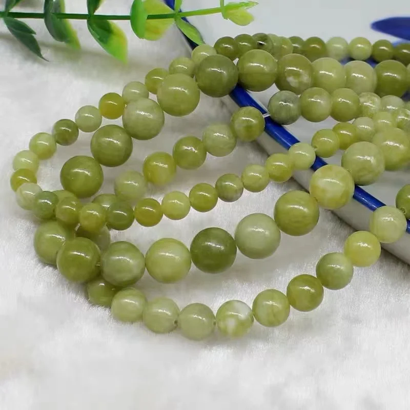 New Natural Southern Jade Round Beads Xinyi Jade Loose Beads 6/8/10mm DIY Bracelet Necklace Bead Accessories Material Wholesale
New Natural Southern Jade Round Beads Xinyi Jade Loose Beads 6/8/10mm DIY Bracelet Necklace Bead Accessories Material Wholesale