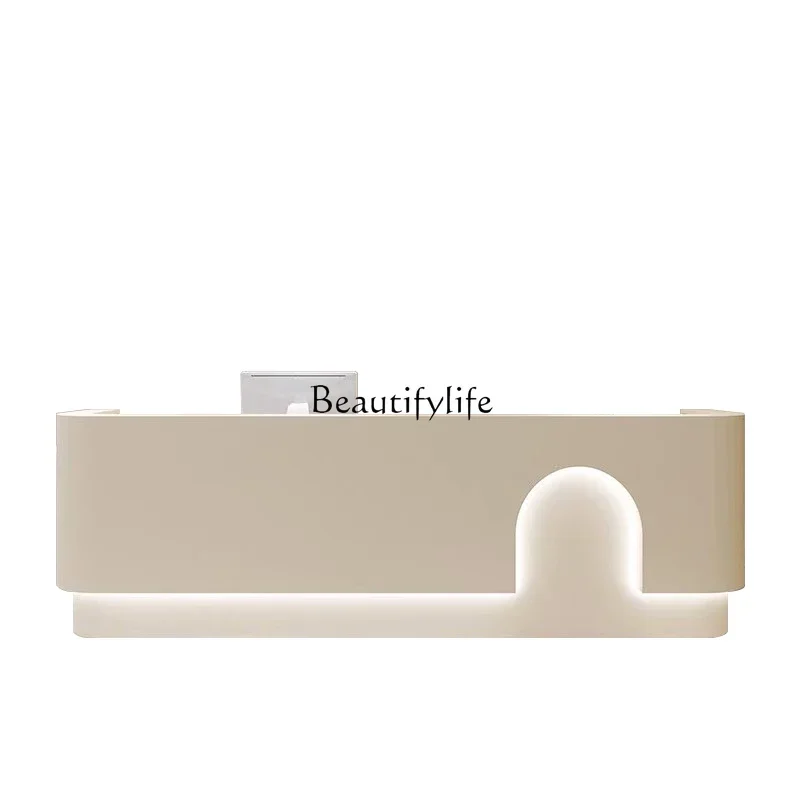 Light Luxury Bar Modern Front Desk Beauty Salon Clothing Store Cashier Reception Desk
Light Luxury Bar Modern Front Desk Beauty Salon Clothing Store Cashier Reception Desk