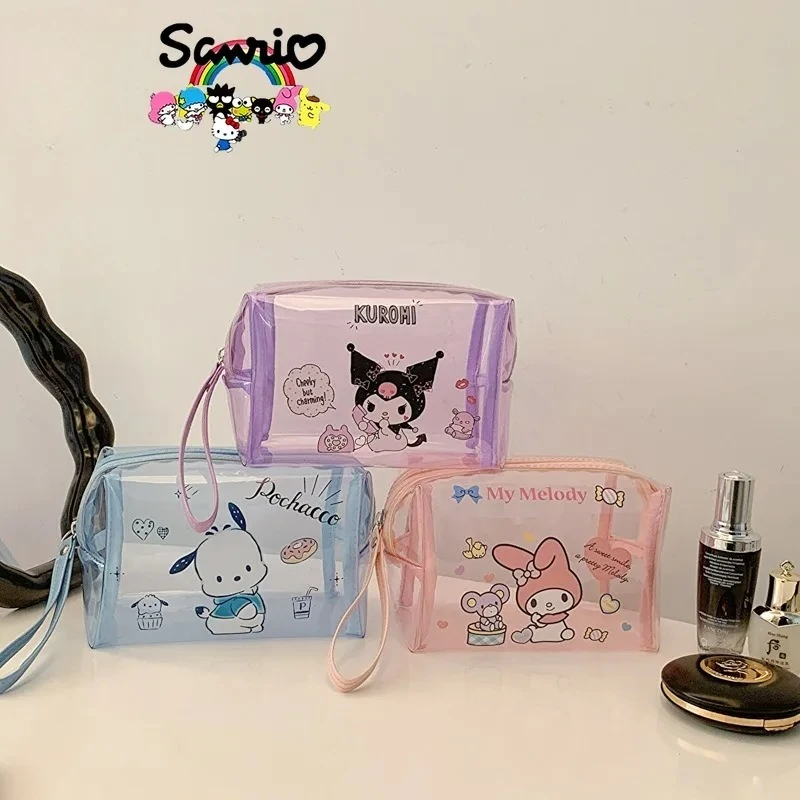 Sanrio New Cosmetic Bag Luxury Brand Cartoon Cute Portable Cosmetic Bag Transparent PVC Waterproof Travel Toiletry Storage Bag
Sanrio New Cosmetic Bag Luxury Brand Cartoon Cute Portable Cosmetic Bag Transparent PVC Waterproof Travel Toiletry Storage Bag