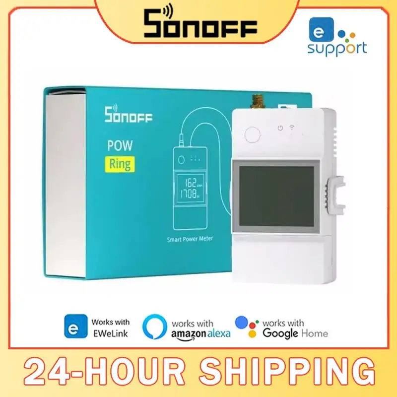 SONOFF POWCT Ring Интеллектуальный измеритель мощности ESP32 Chip трансформатор тока 100A, контроль энергии с монитором, работает с Alexa IFTTT
SONOFF POWCT Ring Интеллектуальный измеритель мощности ESP32 Chip трансформатор тока 100A, контроль энергии с монитором, работает с Alexa IFTTT