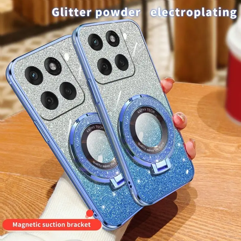 For Moto G56 G86 Power G96 Case Glitter Bling Silicone Shockproof Bracket Support Shell For Moto G56 G86 Power G96 Back Cover
For Moto G56 G86 Power G96 Case Glitter Bling Silicone Shockproof Bracket Support Shell For Moto G56 G86 Power G96 Back Cover
