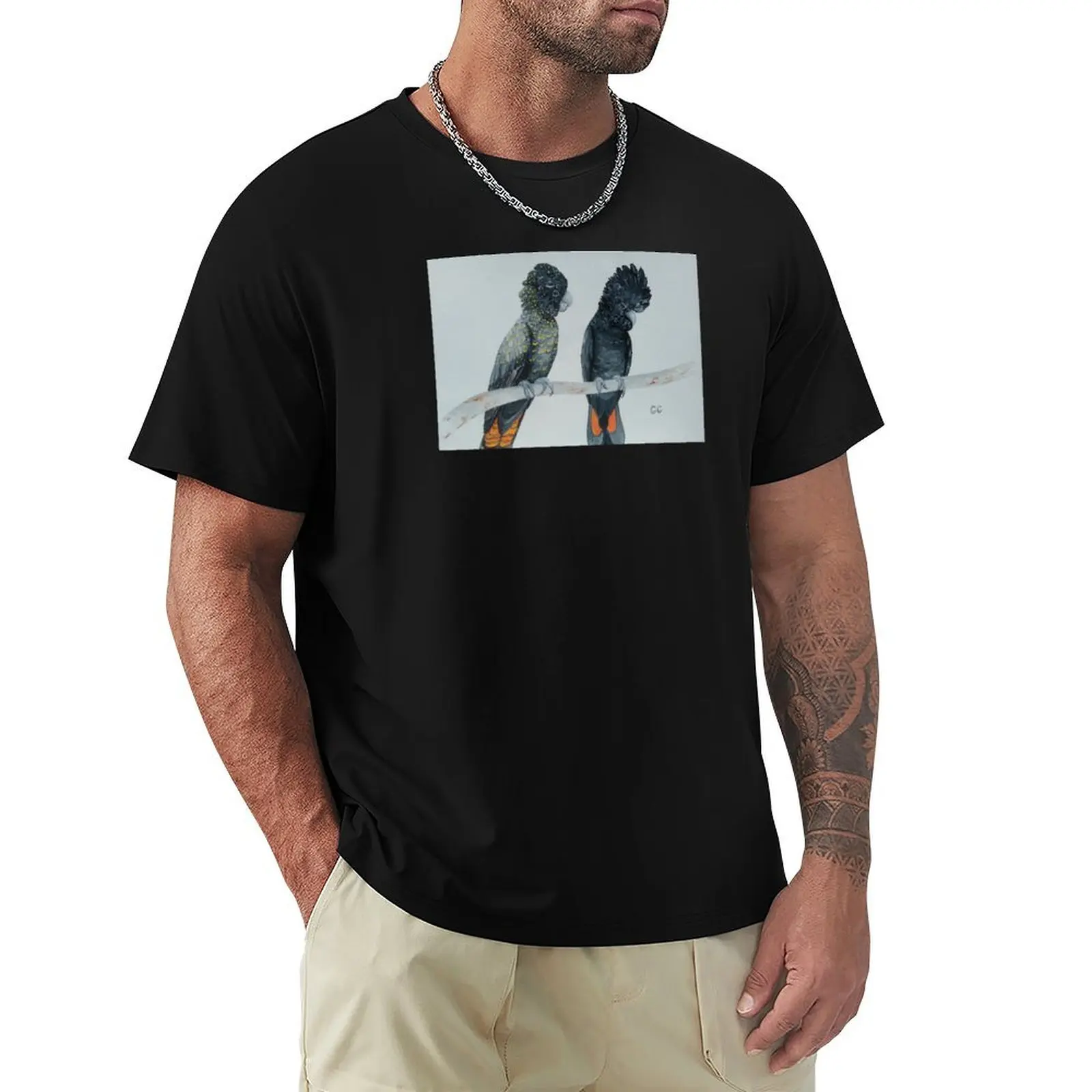 Australian Black Cockatoos original painting T-Shirt fashion shirts funny gifts blue archive oversizeds t shirt men
Australian Black Cockatoos original painting T-Shirt fashion shirts funny gifts blue archive oversizeds t shirt men
