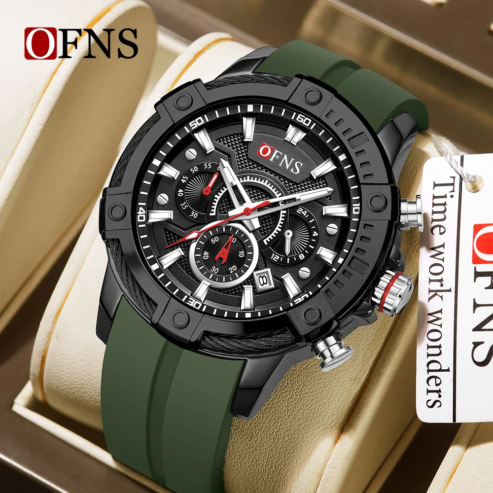 OFNS 8037 Новые модные мужские кварцевые часы, спортивные волосы, водонепроницаемый календарь, ночник, модные мужские кварцевые часы
OFNS 8037 Новые модные мужские кварцевые часы, спортивные волосы, водонепроницаемый календарь, ночник, модные мужские кварцевые часы