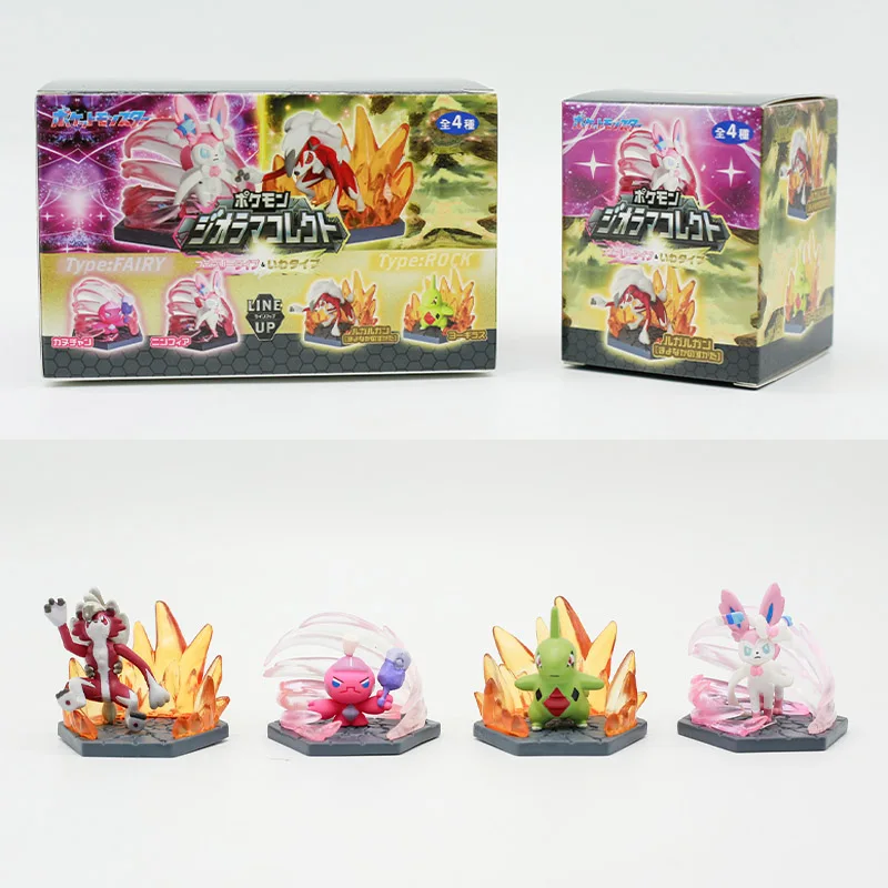 Слепая коробка с покемонами, стальной тип против психического типа, Sylveon Lycanroc, боевые сцены, экшн-фигурка, модель игрушки, настольные украшения, подарок для детей
Слепая коробка с покемонами, стальной тип против психического типа, Sylveon Lycanroc, боевые сцены, экшн-фигурка, модель игрушки, настольные украшения, подарок для детей