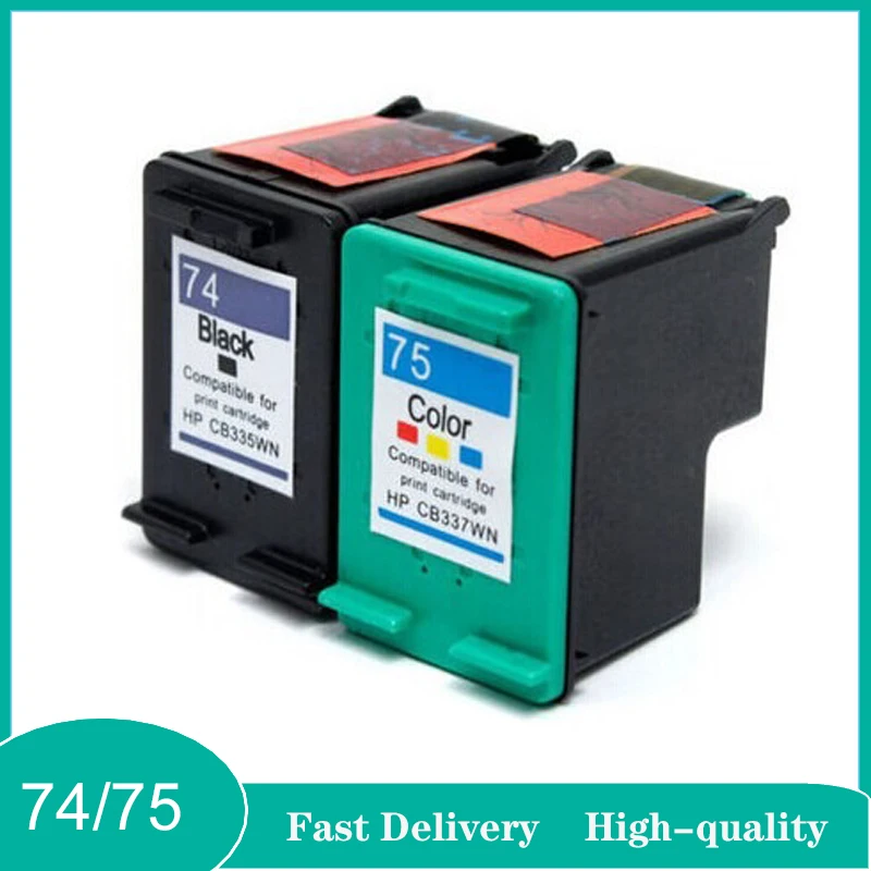 Vilaxh 74xl 75Compatible Ink Cartridge for HP 74 75xl Photosmart C4200 C4280 C4345 C4380 C4480 C4580 Officejet J5780
Vilaxh 74xl 75Compatible Ink Cartridge for HP 74 75xl Photosmart C4200 C4280 C4345 C4380 C4480 C4580 Officejet J5780