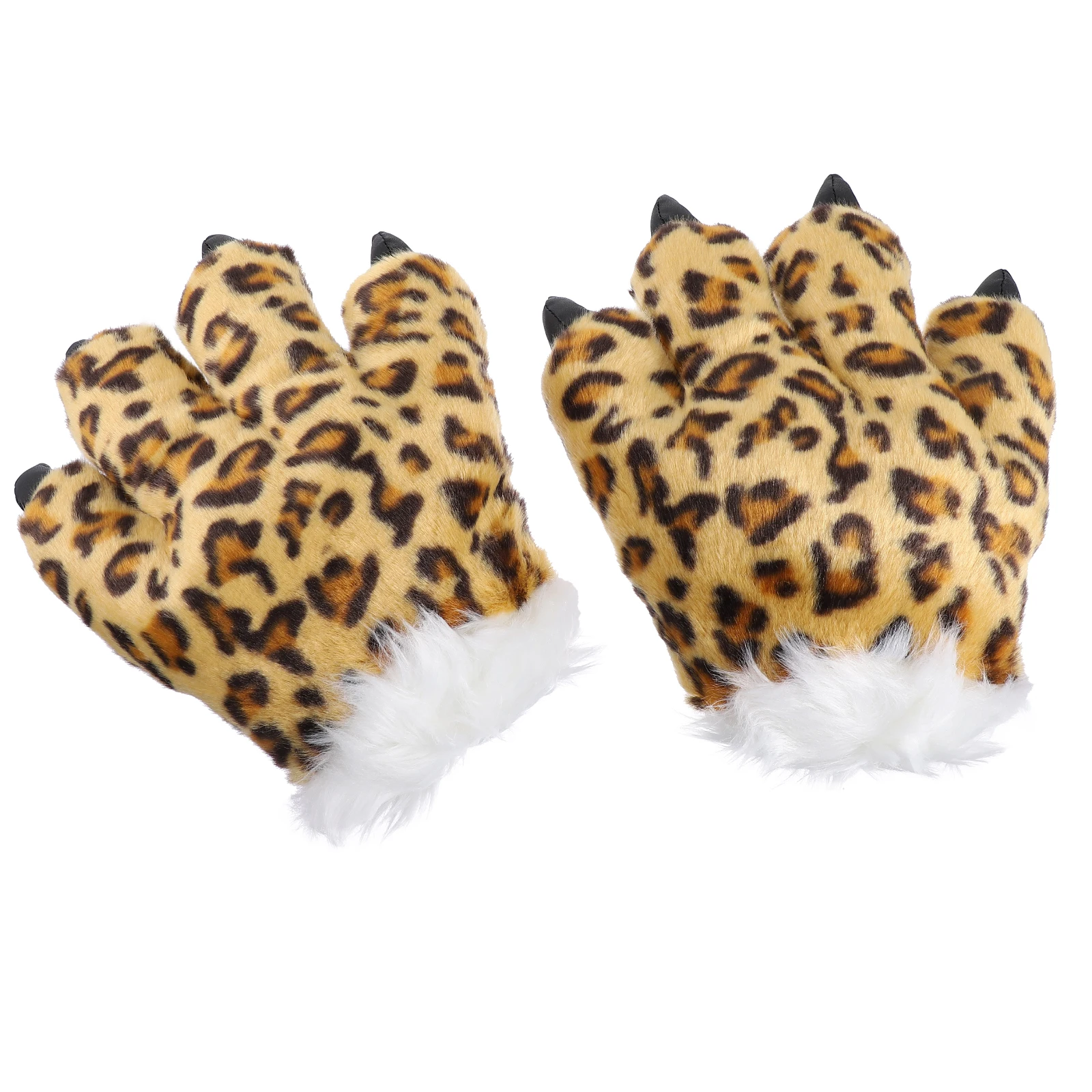 Leopard Paw Furry Claw Cover Animal Claw Gloves Props for Cosplay Costume Accessories Winter Warm
Leopard Paw Furry Claw Cover Animal Claw Gloves Props for Cosplay Costume Accessories Winter Warm